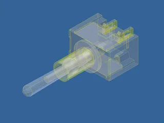 Toggle Switch 3D Model preview