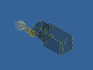Roller Contact Switch 3D Model preview