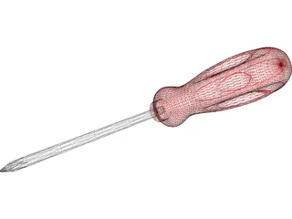 Philips Screwdriver 3D Model preview
