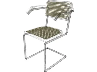 Office Chair 3D Model preview