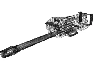 MK19 Grenade Launcher 3D Model preview