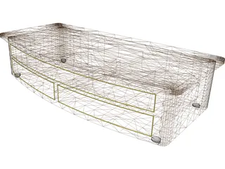 Video Rack 3D Model preview