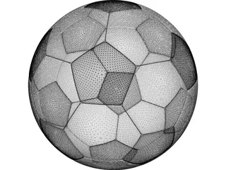 Soccer Ball 3D Model preview