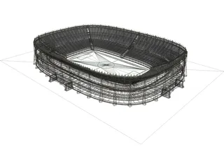 De Graafschap Stadium 3D Model preview