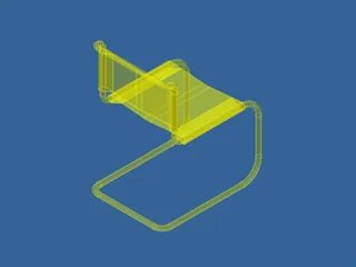 Ludwig Meis van der Rohe Chair 3D Model preview