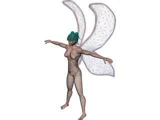 Wood Fairy 3D Model preview