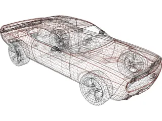 Dodge Challenger (2009) 3D Model preview