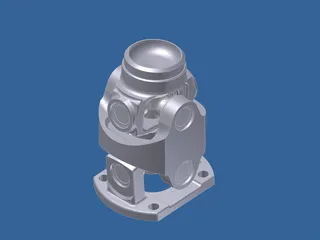 Doble Cardan Joint 3D Model preview