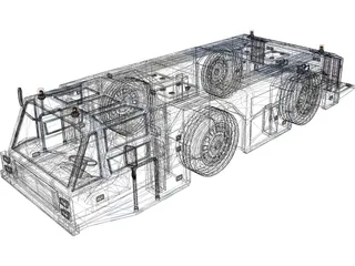 Airline Hauler 3D Model preview