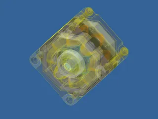 Stepper Motor 3D Model preview