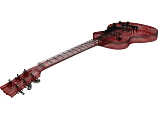 Gibson Les Paul Guitar 3D Model preview
