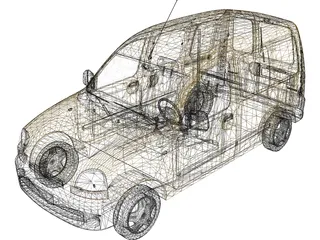 Renault Kangoo 3D Model preview
