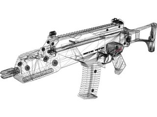 Heckler&Koch G36C 3D Model preview