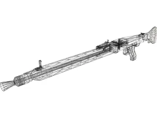 MG 42 3D Model preview