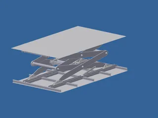 Lift Table 3D Model preview