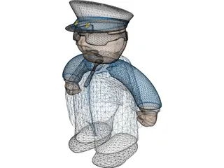 Captain 3D Model preview