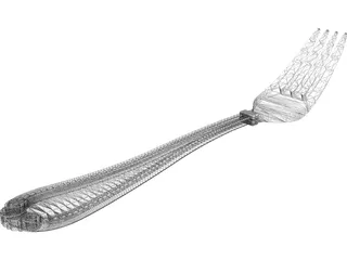 Fork 3D Model preview