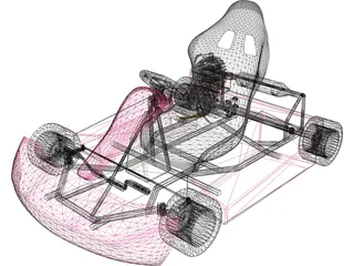 Kart 3D Model preview