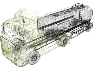 Scania Griffin 3D Model preview