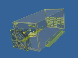 Lambda power supply 3D Model preview