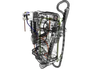 Ghost busters proton pack 3D Model preview