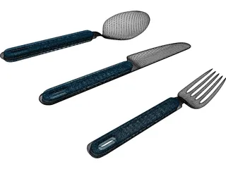Cutlery 3D Model preview