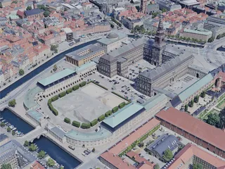 Copenhagen City, Denmark (2023) 3D Model preview