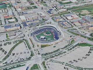 Omaha City, USA (2023) 3D Model preview