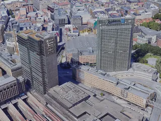 Oslo City, Norway (2022) 3D Model preview