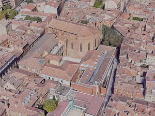 Toulouse City, France (2022) 3D Model preview
