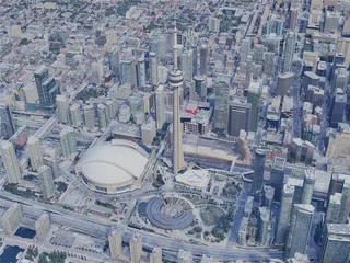 Toronto City, Canada (2022) 3D Model preview