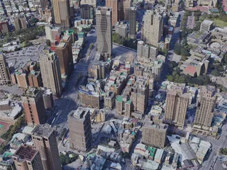 Taichung City, Taiwan (2023) 3D Model preview