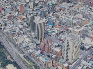 Taoyuan City, Taiwan (2023) 3D Model preview
