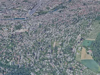 Zurich City, Switzerland (2023) 3D Model preview