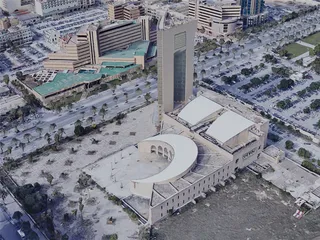 Tunis City, Tunisia (2023) 3D Model preview