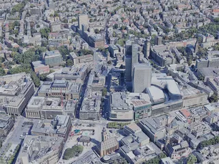 Frankfurt City, Germany (2022) 3D Model preview