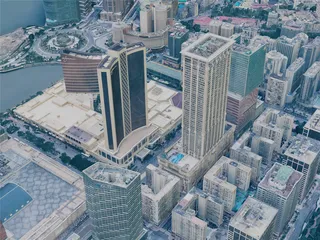 Macao City, China (2024) 3D Model preview