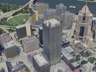 Pittsburgh City, USA (2023) 3D Model preview