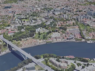 Porto City, Portugal (2022) 3D Model preview