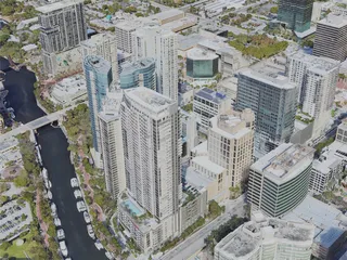 Fort Lauderdale City, USA (2022) 3D Model preview