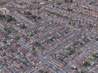 Portsmouth City, UK (2023) 3D Model preview