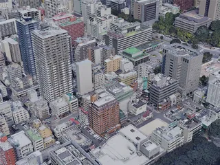 Sendai City, Japan (2022) 3D Model preview