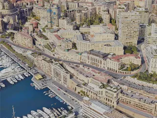 Monaco City, Monaco (2023) 3D Model preview