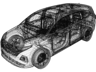 Hyundai Custo (2021) 3D Model preview