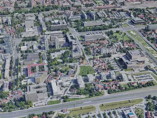 Zagreb City, Croatia (2022) 3D Model preview