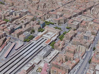 Palermo City, Italy (2022) 3D Model preview