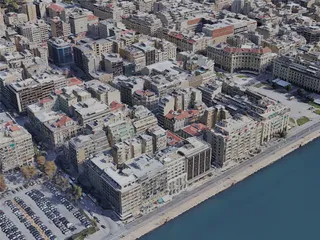Thessaloniki City, Greece (2022) 3D Model preview