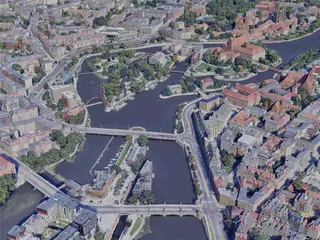 Wroclaw City, Poland (2023) 3D Model preview