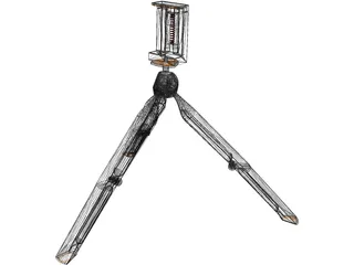 Smartphone Tripod 3D Model preview