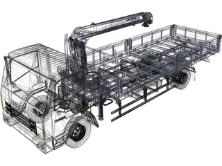 Isuzu FRR90NE4 3D Model preview